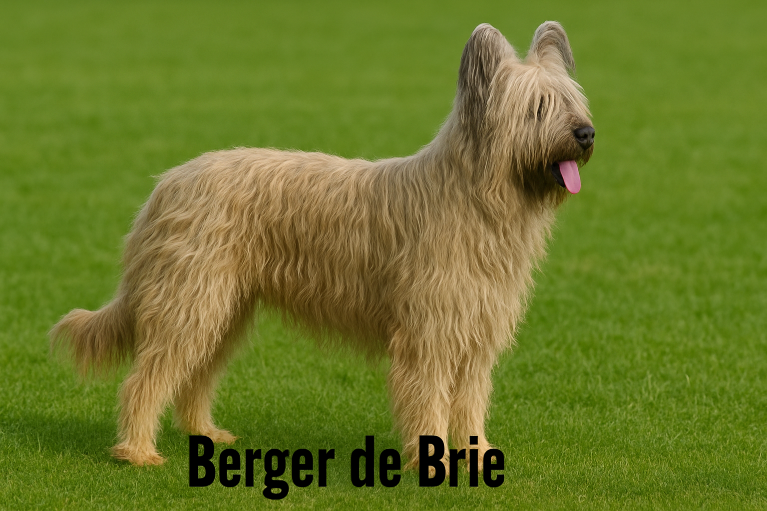 Bild der Hunderasse Berger de Brie