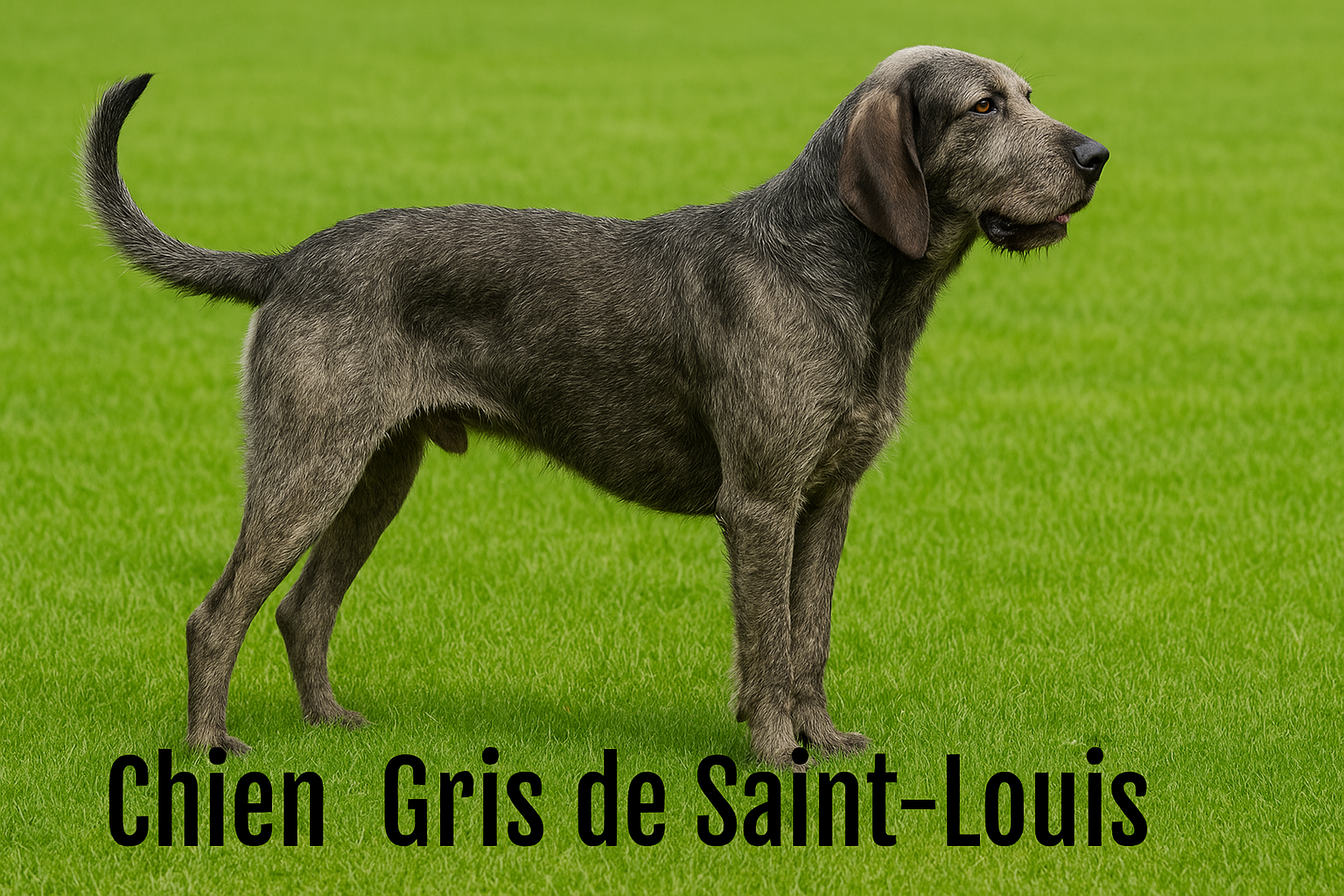 Bild der Hunderasse Chien Gris de Saint-Louis