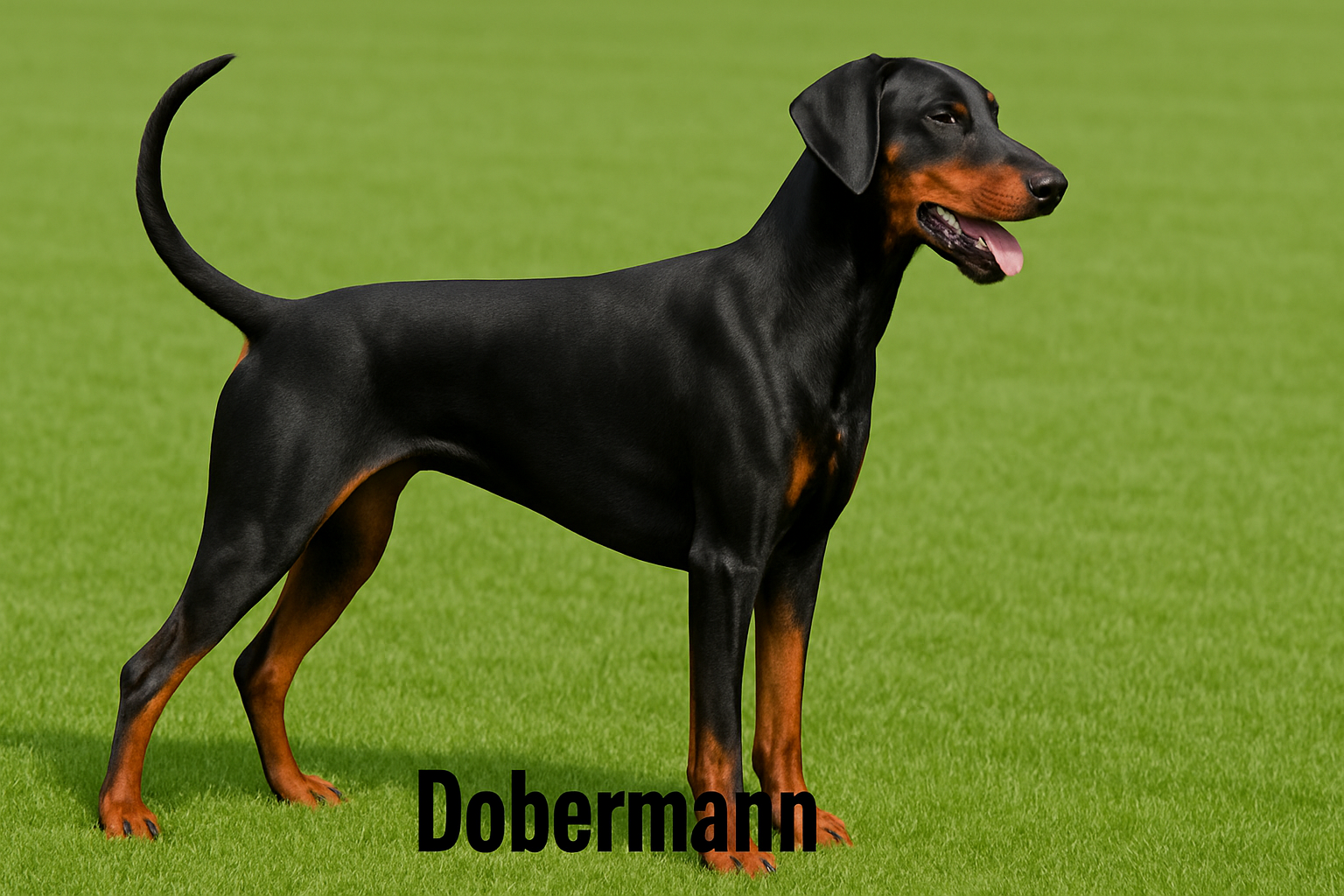 Bild der Hunderasse Dobermann