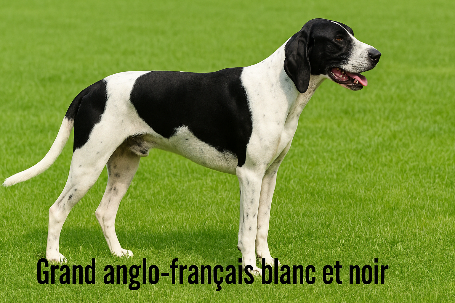 Bild der Hunderasse Grand anglo-francais blanc et noir