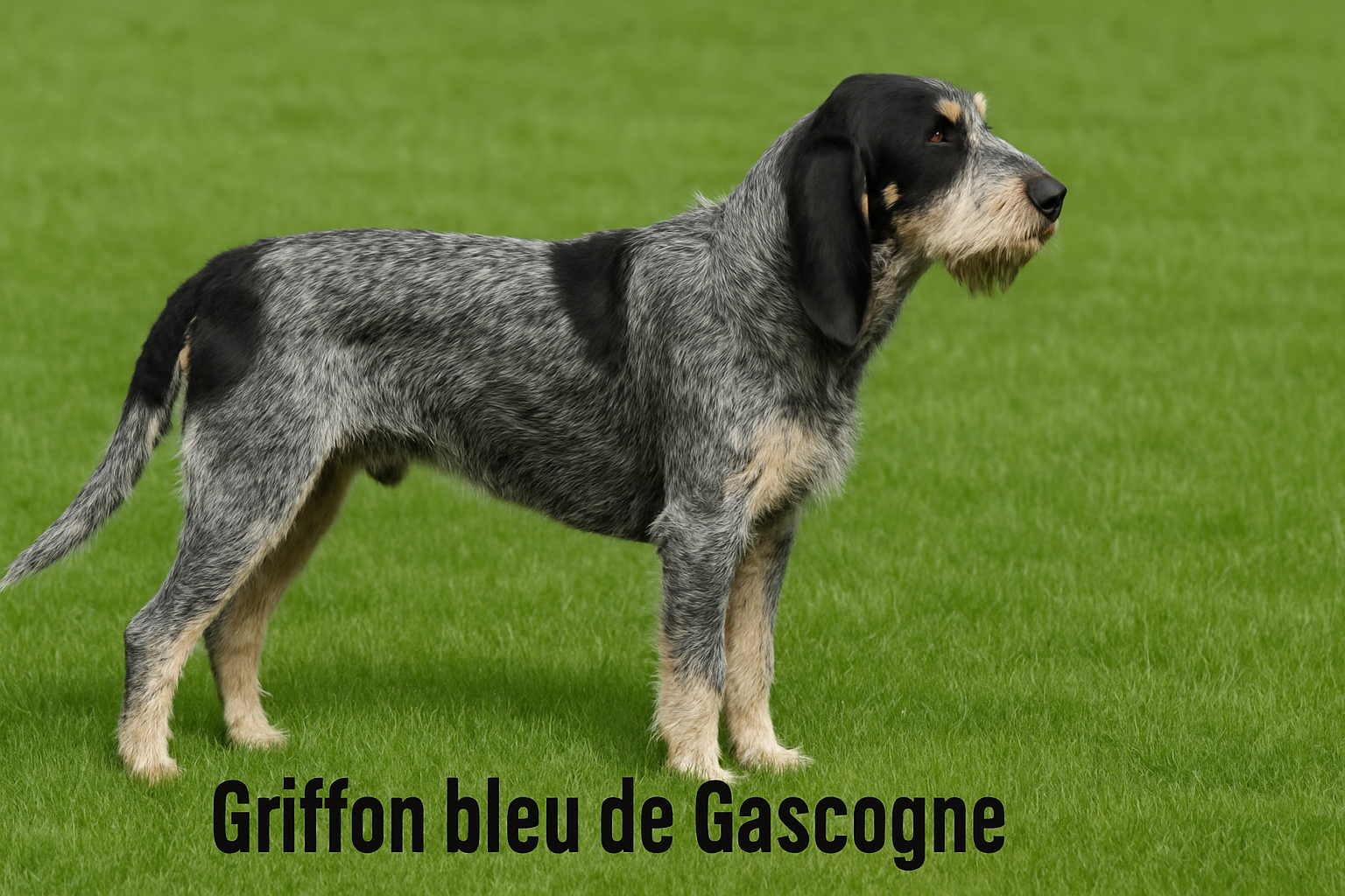 Bild der Hunderasse Griffon bleu de Gascogne