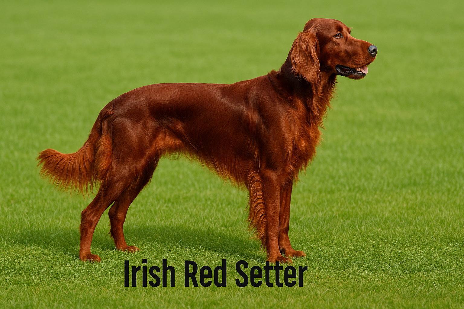 Bild der Hunderasse Irish Red Setter