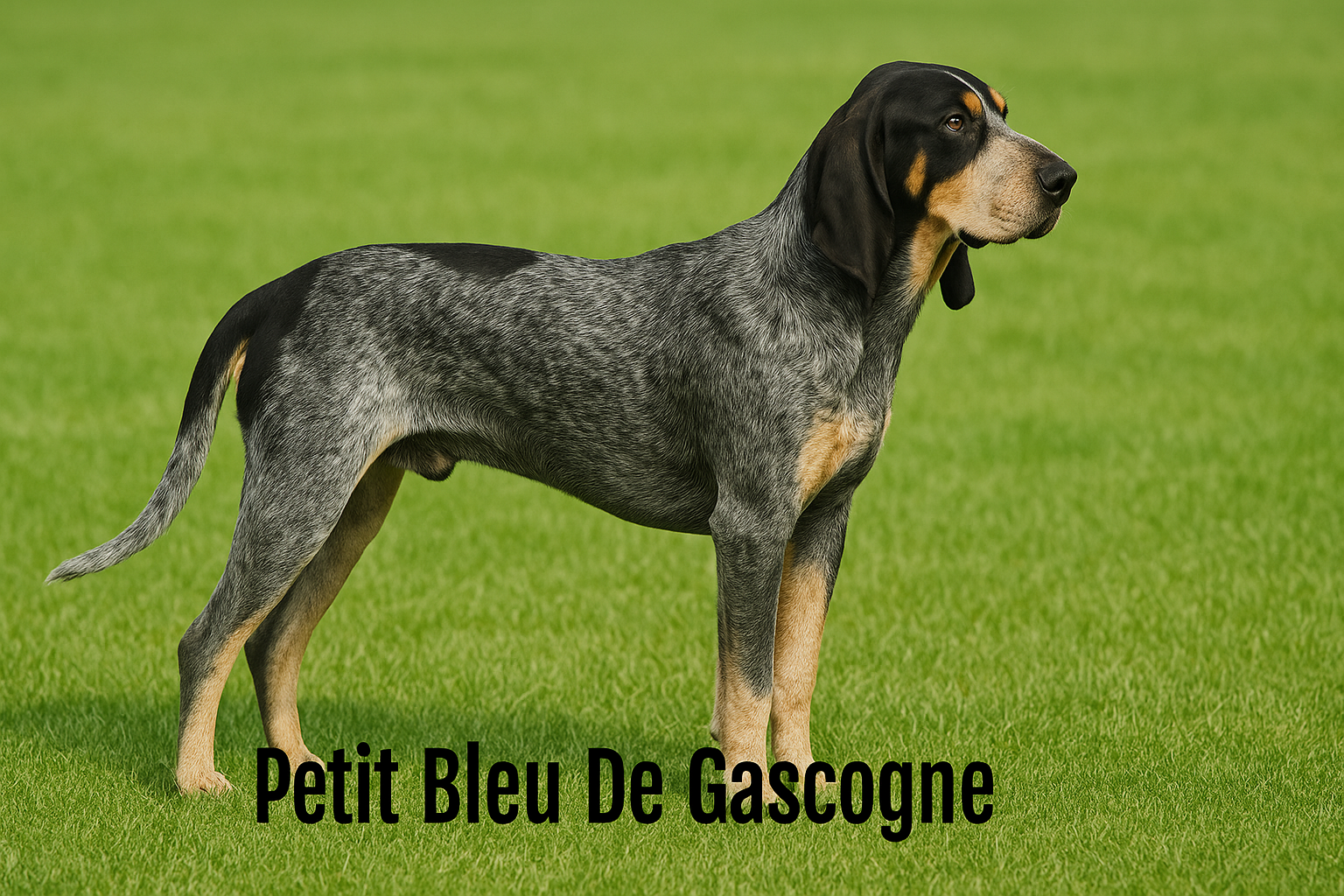 Bild der Hunderasse Petit Bleu de Gascogne